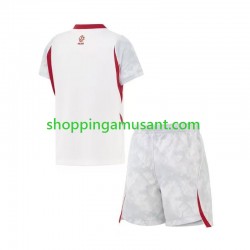 Maillot de Foot Pologne Enfant Domicile Coupe du Monde 2026 Manche Courte