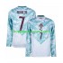 Maillot de Foot Portugal Cristiano Ronaldo 7 Homme Extérieur Coupe du Monde 2026 Manche Longue
