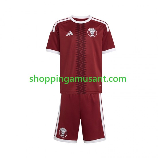 Maillot de Foot Qatar Enfant Domicile 2026 Manche Courte