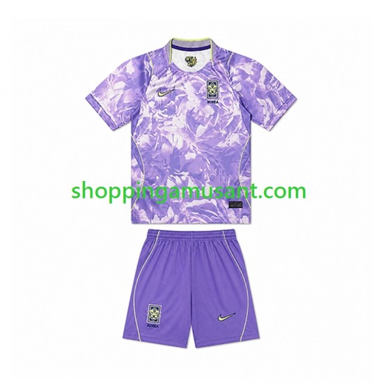 Maillot de Foot Corée du Sud Enfant Extérieur Coupe du Monde 2026 Manche Courte