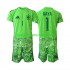 Maillot de Foot Espagne David Raya 1 6th Green color Gardien Enfant Coupe du Monde 2026 Manche Courte
