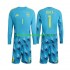 Maillot de Foot Espagne David Raya 1 Gardien Enfant Domicile Coupe du Monde 2026 Manche Longue