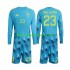 Maillot de Foot Espagne Unai Simon 23 Gardien Enfant Domicile Coupe du Monde 2026 Manche Longue