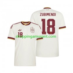Maillot de Foot Espagne Martin Zubimendi 18 Homme Extérieur Coupe du Monde 2026 Manche Courte