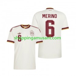 Maillot de Foot Espagne Mikel Merino 6 Homme Extérieur Coupe du Monde 2026 Manche Courte