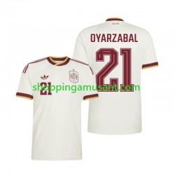 Maillot de Foot Espagne Mikel Oyarzabal 21 Homme Extérieur Coupe du Monde 2026 Manche Courte