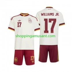 Maillot de Foot Espagne Nico Williams 17 Enfant Extérieur Coupe du Monde 2026 Manche Courte