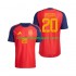 Maillot de Foot Espagne Pedri 20 Homme Domicile Coupe du Monde 2026 Manche Courte