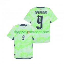 Maillot de Foot Suisse Johan Manzambi 9 Homme Extérieur Coupe du Monde 2026 Manche Courte
