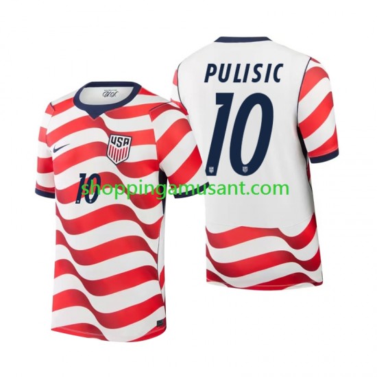 Maillot de Foot États-Unis Christian Pulisic 10 Homme Domicile Coupe du Monde 2026 Manche Courte