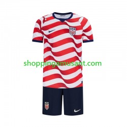 Maillot de Foot États-Unis Enfant Domicile Coupe du Monde 2026 Manche Courte