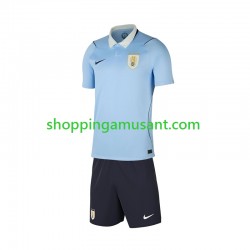 Maillot de Foot Uruguay Enfant Domicile Coupe du Monde 2026 Manche Courte