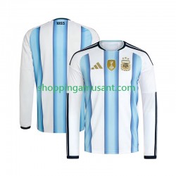 Maillot de Foot Argentine Homme Domicile Coupe du Monde 2026 Manche Longue