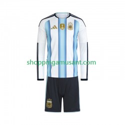 Maillot de Foot Argentine Enfant Domicile Coupe du Monde 2026 Manche Longue