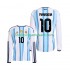 Maillot de Foot Argentine Maradona 10 Homme Domicile Coupe du Monde 2026 Manche Longue