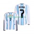 Maillot de Foot Argentine Rodrigo De Paul 7 Homme Domicile Coupe du Monde 2026 Manche Longue