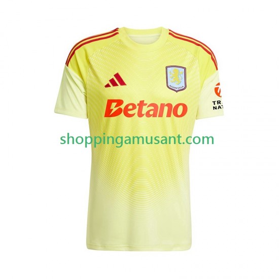 Maillot de Foot Aston Villa Gardien Homme Extérieur 2025-2026 Manche Courte