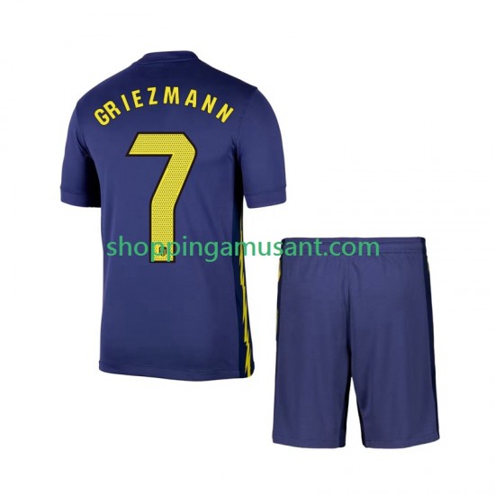 Maillot de Foot Atlético Madrid Antoine Griezmann 7 Enfant Extérieur 2025-2026 Manche Courte