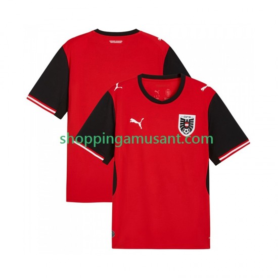 Maillot de Foot Autriche Homme Domicile Coupe du Monde 2026 Manche Courte
