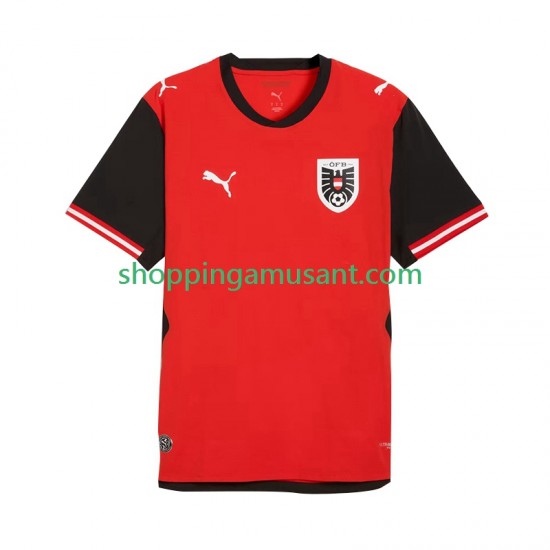 Maillot de Foot Autriche Homme Domicile Coupe du Monde 2026 Manche Courte