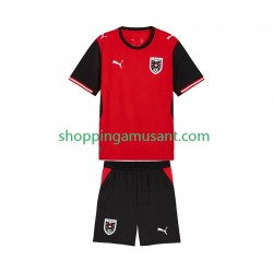 Maillot de Foot Autriche Enfant Domicile Coupe du Monde 2026 Manche Courte
