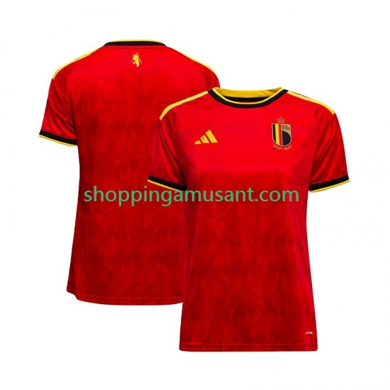 Maillot de Foot Belgique Féminine Domicile Coupe du Monde 2026 Manche Courte