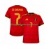 Maillot de Foot Belgique de bruyne 7 Homme Domicile Coupe du Monde 2026 Manche Courte
