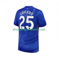 Maillot de Foot Chelsea Moises Caicedo 25 Homme Domicile 2025-2026 Manche Courte