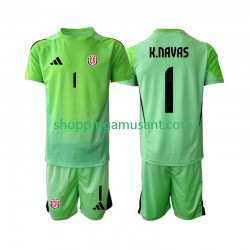 Maillot de Foot Costa Rica Keylor Navas 1 Gardien Enfant Domicile 2025 Manche Courte