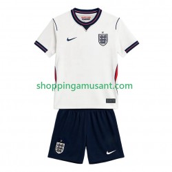 Maillot de Foot Angleterre Enfant Domicile Coupe du Monde 2026 Manche Courte