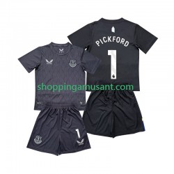 Maillot de Foot Everton Pickford 1 Gardien Enfant Extérieur 2025-2026 Manche Courte