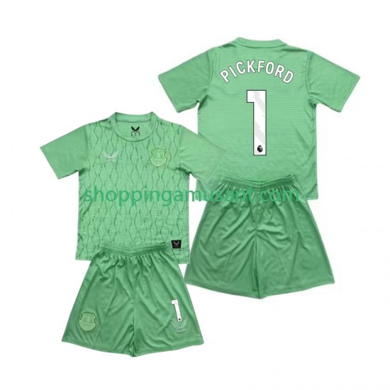 Maillot de Foot Everton Pickford 1 Gardien Enfant Domicile 2025-2026 Manche Courte