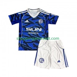 Maillot de Foot FC Schalke 04 Enfant Domicile 2025-2026 Manche Courte