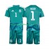 Maillot de Foot Allemagne Manuel Neuer 1 Gardien Enfant Domicile Coupe du Monde 2026 Manche Courte