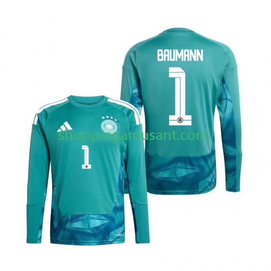 Maillot de Foot Allemagne Oliver Baumann 1 Gardien Homme Domicile Coupe du Monde 2026 Manche Longue
