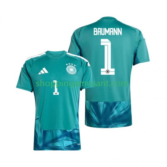 Maillot de Foot Allemagne Oliver Baumann 1 Gardien Homme Domicile Coupe du Monde 2026 Manche Courte