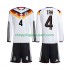 Maillot de Foot Allemagne Jonathan Tah 4 Enfant Domicile Coupe du Monde 2026 Manche Longue