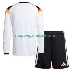 Maillot de Foot Allemagne Enfant Domicile Coupe du Monde 2026 Manche Longue
