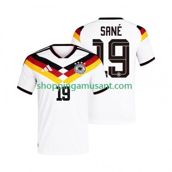 Maillot de Foot Allemagne Leroy Sane 19 Homme Domicile Coupe du Monde 2026 Manche Courte
