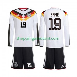 Maillot de Foot Allemagne Leroy Sane 19 Enfant Domicile Coupe du Monde 2026 Manche Longue