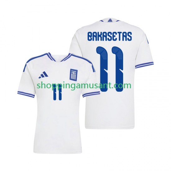 Maillot de Foot Grèce Anastasios Bakasetas 11 Homme Domicile 2026 Manche Courte