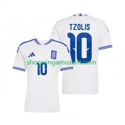Maillot de Foot Grèce Christos Tzolis 10 Homme Domicile 2026 Manche Courte