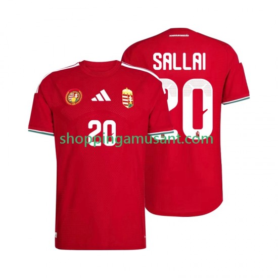 Maillot de Foot Hongrie Sallai 20 Homme Domicile Coupe du Monde 2026 Manche Courte
