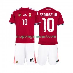 Maillot de Foot Hongrie Szoboszlai 10 Enfant Domicile Coupe du Monde 2026 Manche Courte