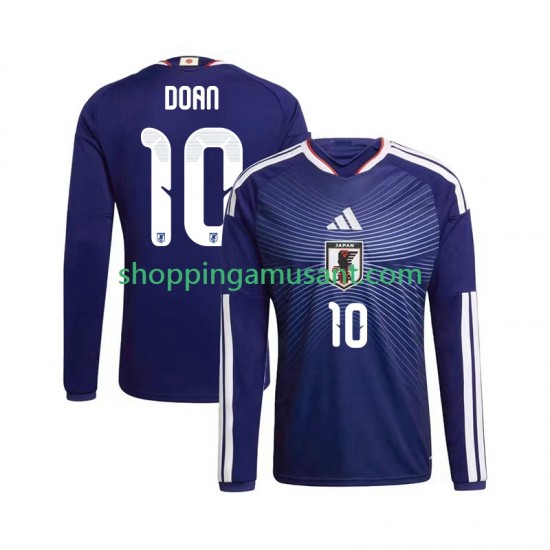 Maillot de Foot Japon Ritsu Doan 10 Homme Domicile Coupe du Monde 2026 Manche Longue