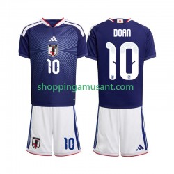 Maillot de Foot Japon Ritsu Doan 10 Enfant Domicile Coupe du Monde 2026 Manche Courte