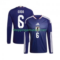 Maillot de Foot Japon Wataru Endo 6 Homme Domicile Coupe du Monde 2026 Manche Longue