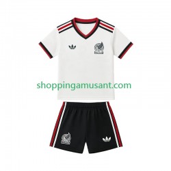 Maillot de Foot Mexique Enfant Extérieur Coupe du Monde 2026 Manche Courte
