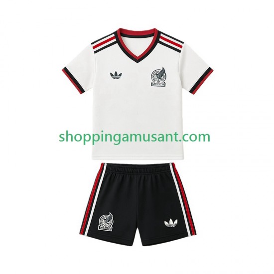 Maillot de Foot Mexique Enfant Extérieur Coupe du Monde 2026 Manche Courte