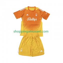 Maillot de Foot Nottingham Forest Gardien Enfant Neutre 2025-2026 Manche Courte